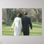 Präsident Barack Obama und First Lady Michelle Poster (Vorne)