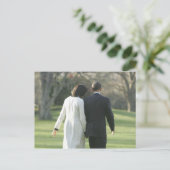 Präsident Barack Obama und First Lady Michelle Postkarte (Stehend Vorderseite)