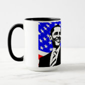 Präsident, Barack Obama und Flag Coffee Tasse (Links)