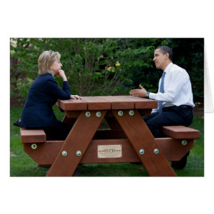 Präsident Barack Obama und Hillary Clinton