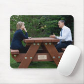 Präsident Barack Obama und Hillary Clinton Mousepad (Mit Mouse)
