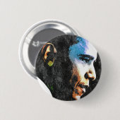 Präsident Barack Obama Vintag Button (Vorne & Hinten)