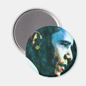 Präsident Barack Obama Vintag Magnet (Vorderseite/Rückseite)