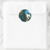 Präsident Barack Obama Vintag Runder Aufkleber (Tasche)