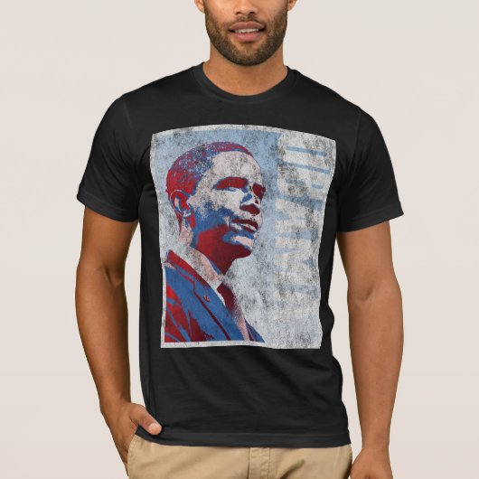 Präsident Barack Obama Vintag T-Shirt (Vorderseite)