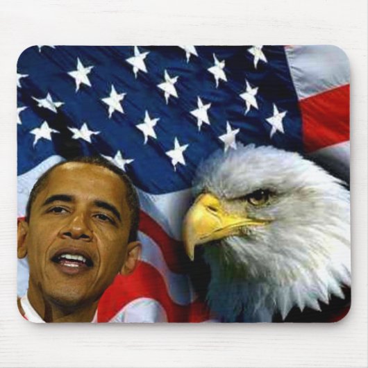 Präsident Barack Obama, Visionen & Träume_ Mousepad (Vorne)