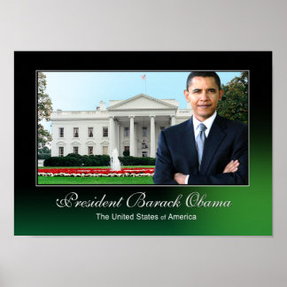 Präsident Barack Obama (weißes Haus) Poster
