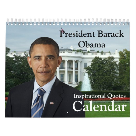 Präsident Barack Obama zitiert jährlichen Kalender (Titelbild)