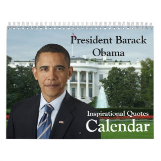Präsident Barack Obama zitiert jährlichen Kalender