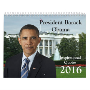 Präsident Barack Obama zitiert Kalender 2016