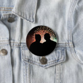 Präsident Barack und Michele Obama Button (Beispiel)