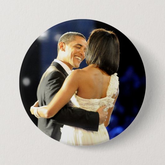 Präsident Barack und Michele Obama Button (Vorderseite)