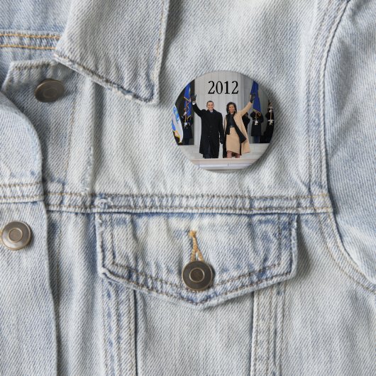 Präsident Barack und Michele Obama Button (Beispiel)