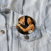 Präsident Barack und Michele Obama Button (Beispiel)