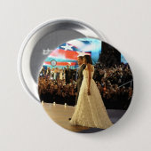 Präsident Barack und Michele Obama Button (Vorne & Hinten)