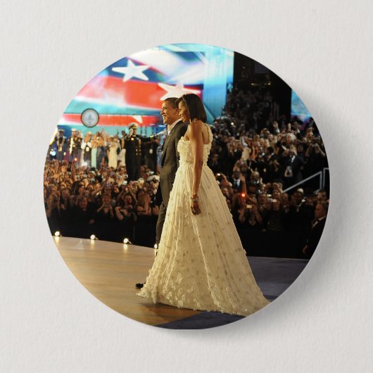 Präsident Barack und Michele Obama Button (Vorderseite)