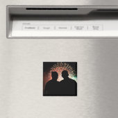 Präsident Barack und Michele Obama Magnet (In Situ (Geschirrspüler))