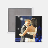 Präsident Barack und Michele Obama Magnet (Vorderseite/Rückseite)