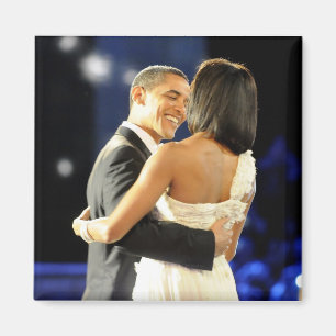 Präsident Barack und Michele Obama Magnet
