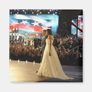 Präsident Barack und Michele Obama Magnet