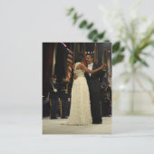 Präsident Barack und Michele Obama Postkarte (Stehend Vorderseite)