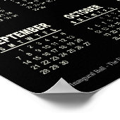 Präsident Barack und Michelle Obama-Kalender 2014 Poster (Ecke)