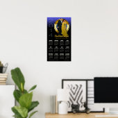 Präsident Barack und Michelle Obama-Kalender 2014 Poster (Heimbüro)