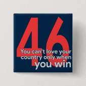 Präsident Biden am 6. Januar Button (Vorderseite)