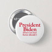 Präsident Biden Button (Vorne & Hinten)