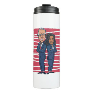 präsident biden kamala harris thermosbecher