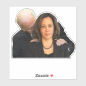 Präsident Biden Sniffing Harris Vinyl Stickers Aufkleber (Blatt)