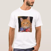 Präsident Bill Clinton das Katzen-klassische T-Shirt (Vorderseite)