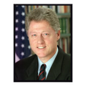 Präsident Bill Clinton Foto (Vorne)