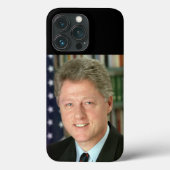Präsident Bill Clinton Foto Case-Mate iPhone Hülle (Rückseite)