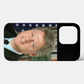 Präsident Bill Clinton Foto Case-Mate iPhone Hülle (Rückseite (Horizontal))