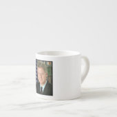 Präsident Bill Clinton Foto Espressotasse (Vorderseite Rechts)