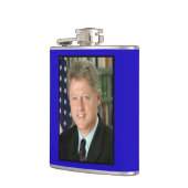 Präsident Bill Clinton Foto Flachmann (Links)