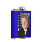 Präsident Bill Clinton Foto Flachmann (Rechts)