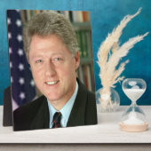 Präsident Bill Clinton Foto Fotoplatte (Seite)