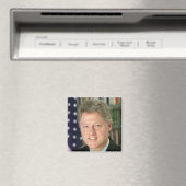Präsident Bill Clinton Foto Magnet (In Situ (Geschirrspüler))