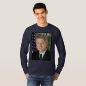 Präsident Bill Clinton Foto T-Shirt (Vorne ganz)