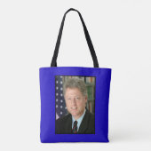 Präsident Bill Clinton Foto Tasche (Rückseite)