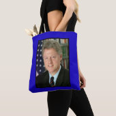 Präsident Bill Clinton Foto Tasche (Von Nahem)