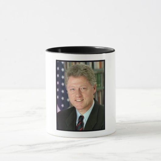Präsident Bill Clinton Foto Tasse (Zentrum)