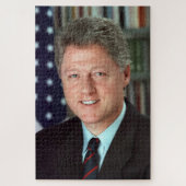 Präsident Bill Clinton Offical Portrait 20 x 30 Puzzle (Vertikal)