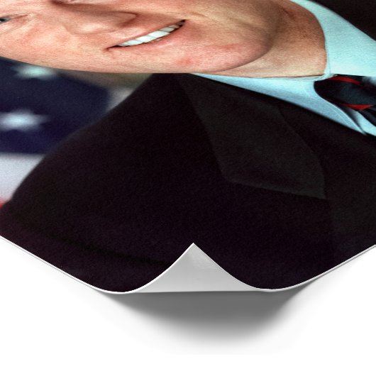 Präsident Bill Clinton Offiziell Portrait 8 x 10 Poster (Ecke)
