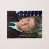 Präsident Bill Clinton Offiziell Portrait 8 x 10 Puzzle (Horizontal)