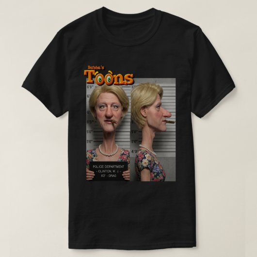 PRÄSIDENT BILL CLINTON T-Shirt (Design vorne)
