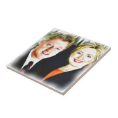 Präsident Bill Clinton und Präsidentin Hillary Cli Fliese (Seite)