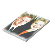 Präsident Bill Clinton und Präsidentin Hillary Cli Notizblock (Rotiert)